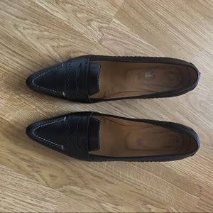 TOD's black leather pumps size 39